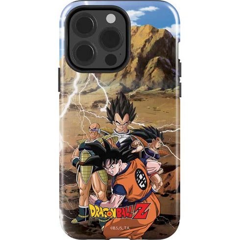 Dragon Ball Z Goku Versus Saiyans iPhone 15 Pro Impact Case