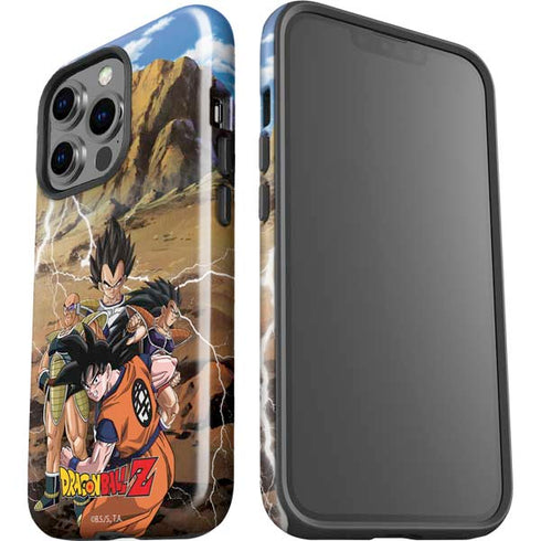 Dragon Ball Z Goku Versus Saiyans iPhone 15 Pro Impact Case