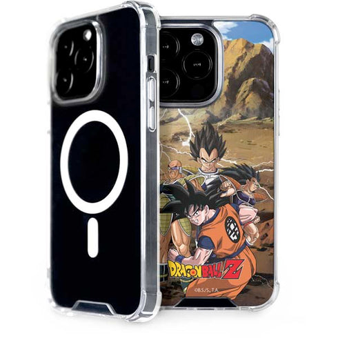 Dragon Ball Z Goku Versus Saiyans iPhone 15 Pro MagSafe Case