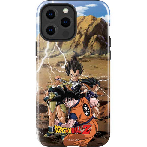 Dragon Ball Z Goku Versus Saiyans iPhone 15 Pro Max Impact Case