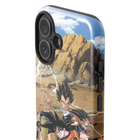 Dragon Ball Z Goku Versus Saiyans iPhone 16 Impact Case