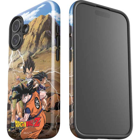 Dragon Ball Z Goku Versus Saiyans iPhone 16 Impact Case