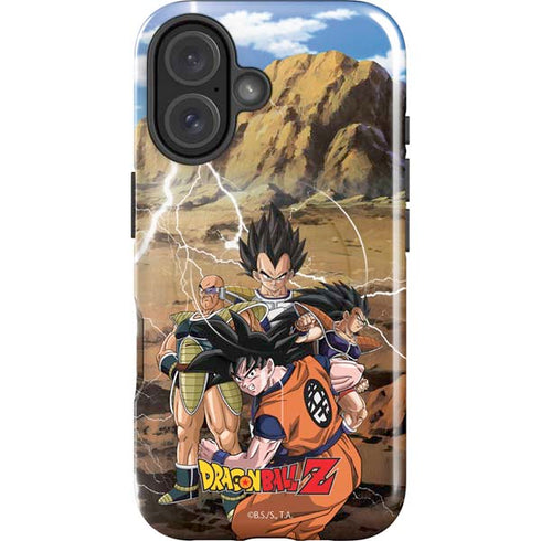 Dragon Ball Z Goku Versus Saiyans iPhone 16 Magsafe Impact Case