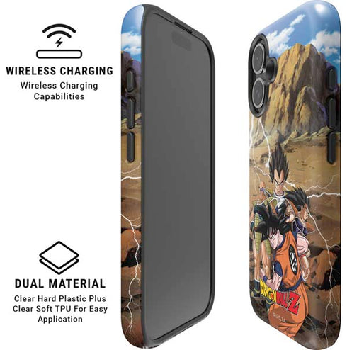 Dragon Ball Z Goku Versus Saiyans iPhone 16 Magsafe Impact Case