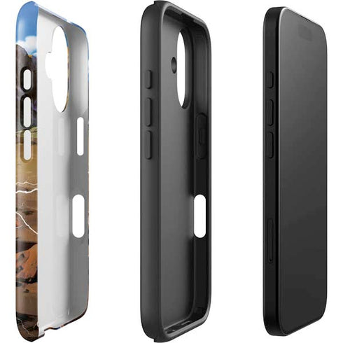 Dragon Ball Z Goku Versus Saiyans iPhone 16 Plus Impact Case