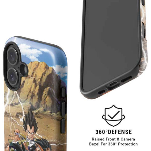 Dragon Ball Z Goku Versus Saiyans iPhone 16 Plus Magsafe Impact Case