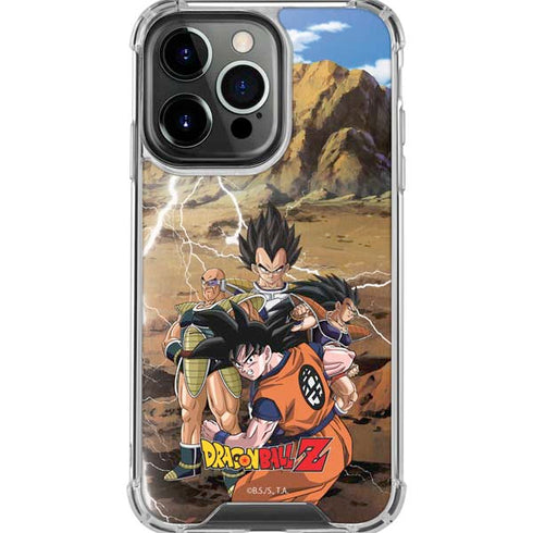 Dragon Ball Z Goku Versus Saiyans iPhone 16 Pro Max Clear Case