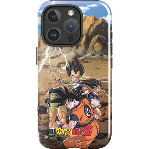 Dragon Ball Z Goku Versus Saiyans iPhone 16 Pro Max Impact Case