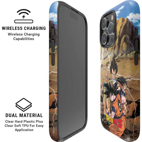 Dragon Ball Z Goku Versus Saiyans iPhone 16 Pro Max Magsafe Impact Case