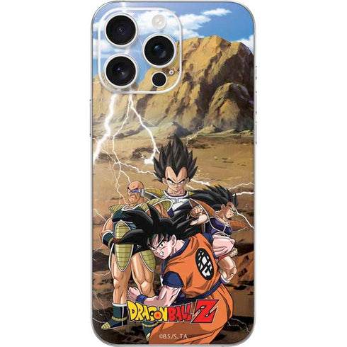 Dragon Ball Z Goku Versus Saiyans iPhone 16 Pro Max Skin