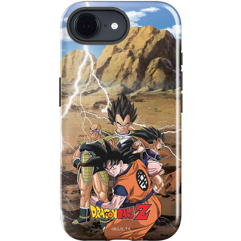 Dragon Ball Z Goku Versus Saiyans iPhone 16e Impact Case