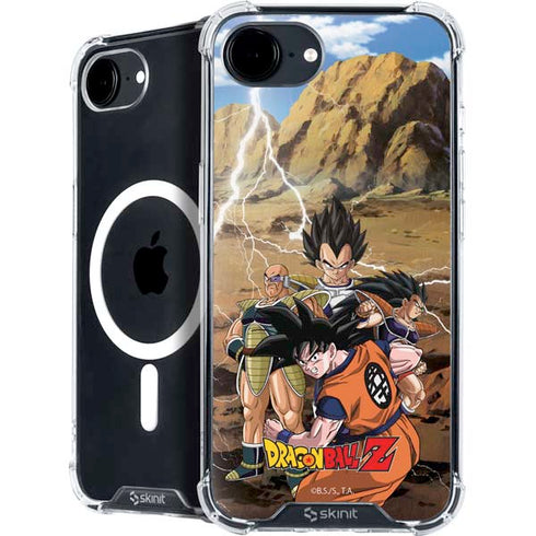 Dragon Ball Z Goku Versus Saiyans iPhone 16e MagSafe Case