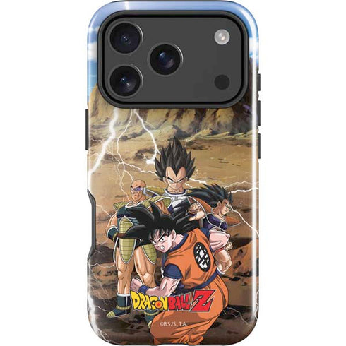 Dragon Ball Z Goku Versus Saiyans iPhone 18 Pro Impact Case