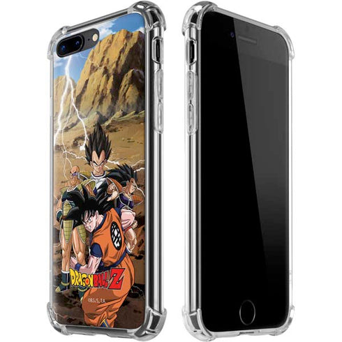 Dragon Ball Z Goku Versus Saiyans iPhone 7/8 Plus Clear Case