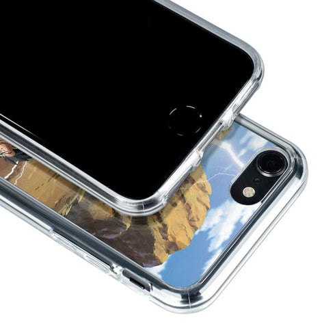 Dragon Ball Z Goku Versus Saiyans iPhone SE (2nd & 3rd Gen) Clear Case