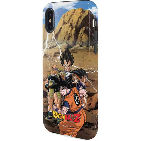 Dragon Ball Z Goku Versus Saiyans iPhone X Pro Case