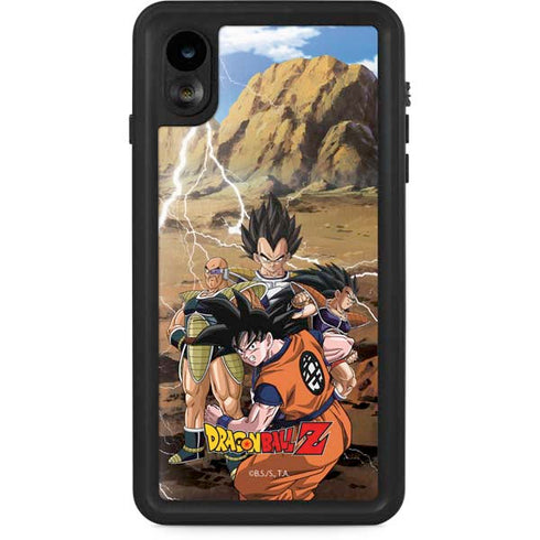 Dragon Ball Z Goku Versus Saiyans iPhone XR Waterproof Case