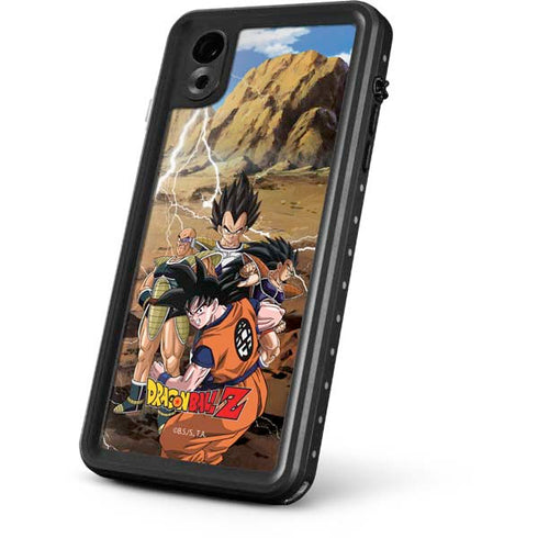 Dragon Ball Z Goku Versus Saiyans iPhone XR Waterproof Case