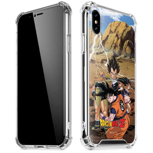 Dragon Ball Z Goku Versus Saiyans iPhone XS Max Clear Case