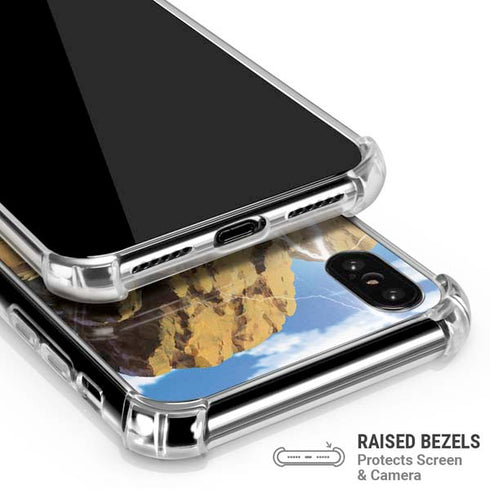 Dragon Ball Z Goku Versus Saiyans iPhone XS Max Clear Case