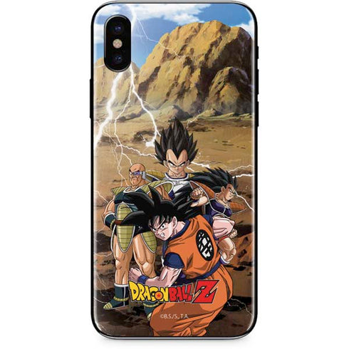 Dragon Ball Z Goku Versus Saiyans iPhone XS Max Skin