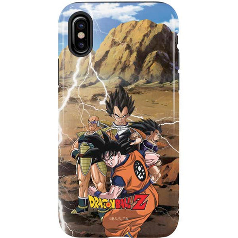 Dragon Ball Z Goku Versus Saiyans iPhone XS Pro Case
