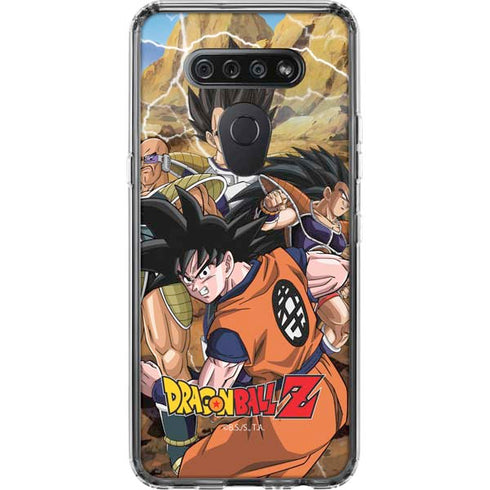 Dragon Ball Z Goku Versus Saiyans LG K51/Q51 Clear Case