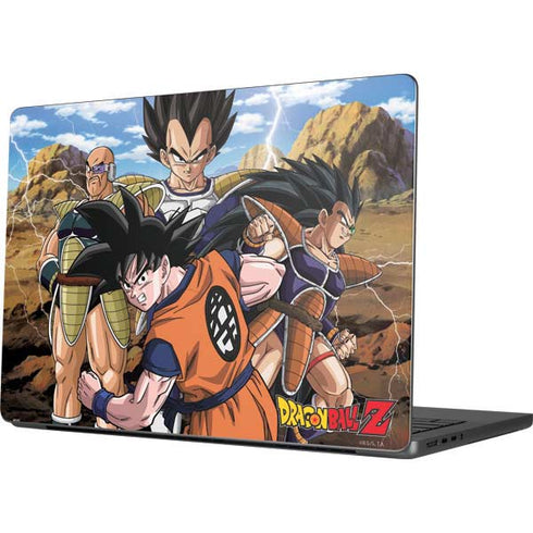 Dragon Ball Z Goku Versus Saiyans MacBook Pro 14in (2021-24) Skin