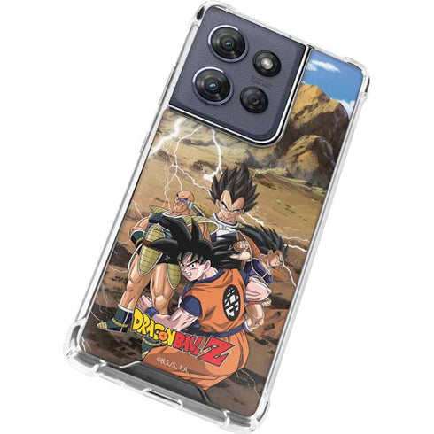Dragon Ball Z Goku Versus Saiyans Moto G 5G (2025) Clear Case