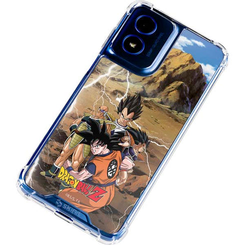 Dragon Ball Z Goku Versus Saiyans Moto G 5G (2024) Clear Case