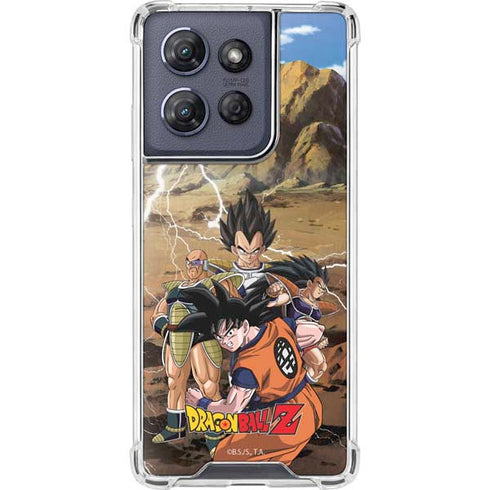 Dragon Ball Z Goku Versus Saiyans Moto G Play 5G (2025) Clear Case