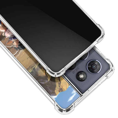 Dragon Ball Z Goku Versus Saiyans Moto G Power 5G (2025) Clear Case