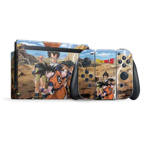 Dragon Ball Z Goku Versus Saiyans Nintendo Switch Bundle Skin
