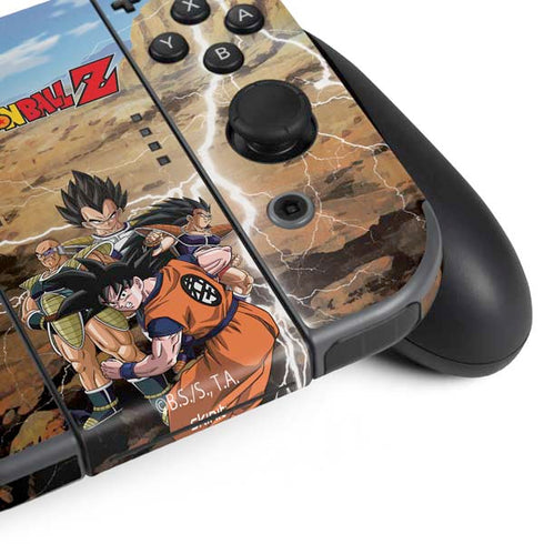 Dragon Ball Z Goku Versus Saiyans Nintendo Switch Bundle Skin