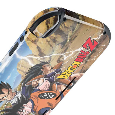 Dragon Ball Z Goku Versus Saiyans Nintendo Switch Lite Skin
