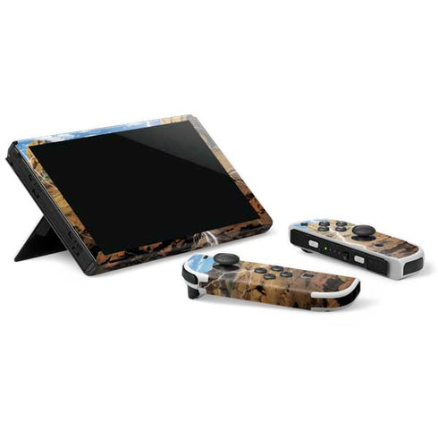 Dragon Ball Z Goku Versus Saiyans Nintendo Switch OLED (2021) Skin