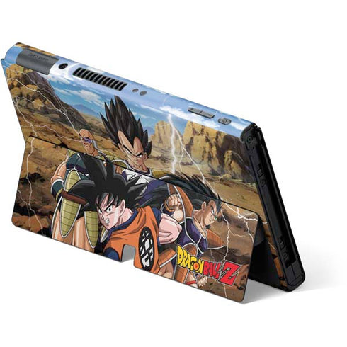 Dragon Ball Z Goku Versus Saiyans Nintendo Switch OLED (2021) Skin