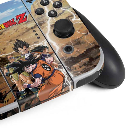 Dragon Ball Z Goku Versus Saiyans Nintendo Switch OLED (2021) Skin