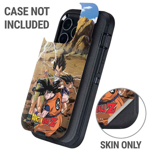 Dragon Ball Z Goku Versus Saiyans Otterbox Defender iPhone Skin