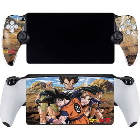 Dragon Ball Z Goku Versus Saiyans PlayStation Portal Remote Player Skin