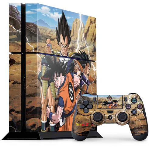 Dragon Ball Z Goku Versus Saiyans PS4 Console and Controller Bundle Skin