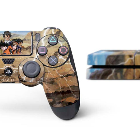 Dragon Ball Z Goku Versus Saiyans PS4 Console and Controller Bundle Skin