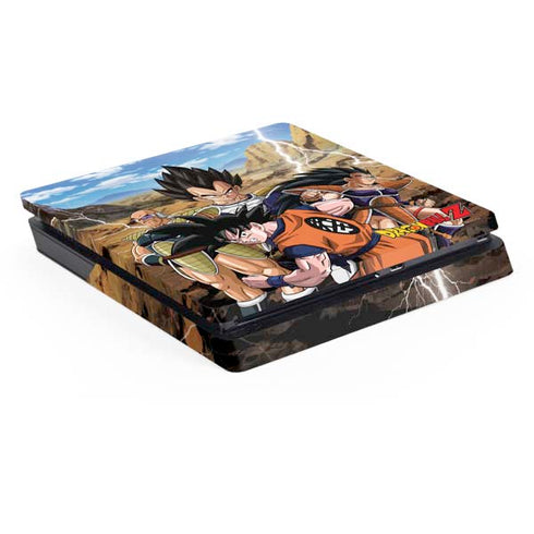 Dragon Ball Z Goku Versus Saiyans PS4 Slim Skin