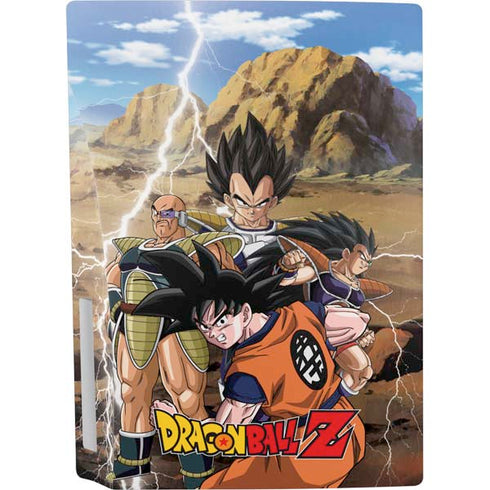 Dragon Ball Z Goku Versus Saiyans PS5 Console Skin