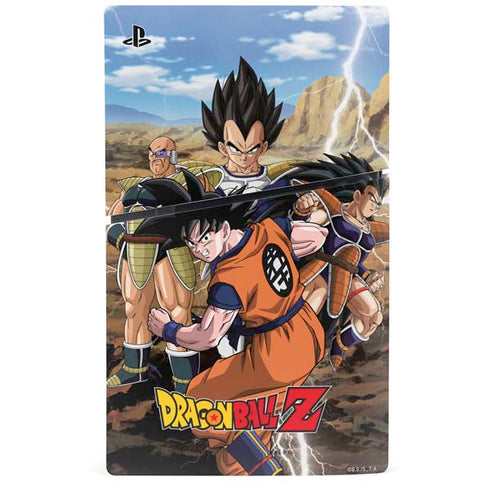 Dragon Ball Z Goku Versus Saiyans PS5 Slim Digital Edition Console Skin