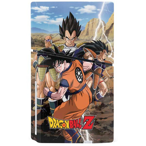 Dragon Ball Z Goku Versus Saiyans PS5 Slim Disk Bundle Skin