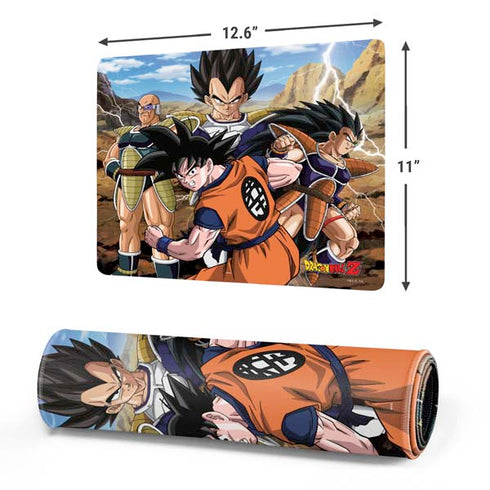 Dragon Ball Z Goku Versus Saiyans Gaming Mouse Pad