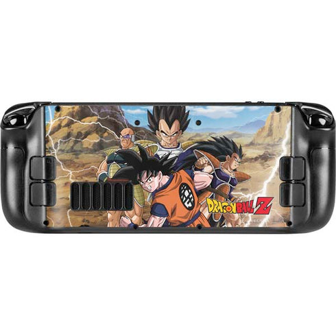 Dragon Ball Z Goku Versus Saiyans Steam Deck Handheld Gaming Computer OLED Skin