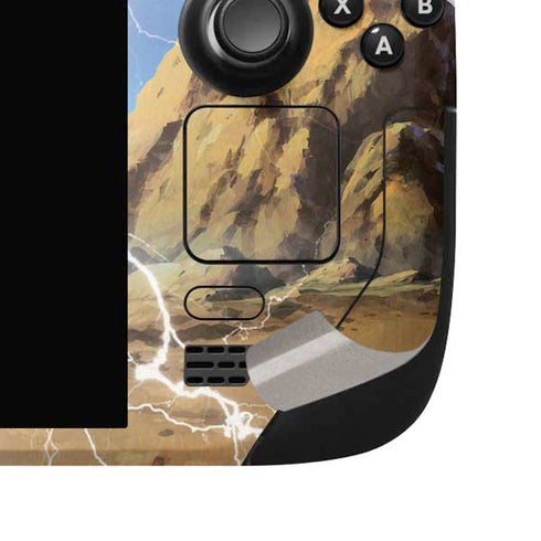 Dragon Ball Z Goku Versus Saiyans Steam Deck Handheld Gaming Computer OLED Skin