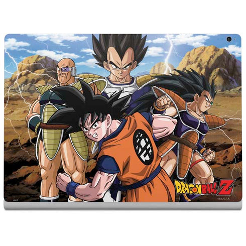 Dragon Ball Z Goku Versus Saiyans Surface Book 2 15in Skin